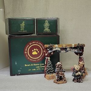 Boyd's Bears and‎ Friends 1998 Nativity Series #4 figures.